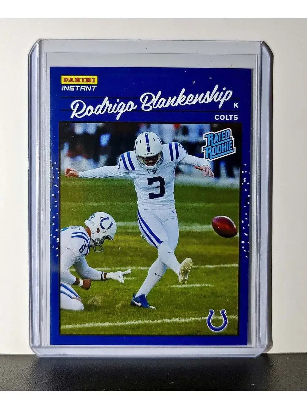Rodrigo Blankenship Rookie 2020 Panini NFL #45 Rated Rookie Indianapolis Colts